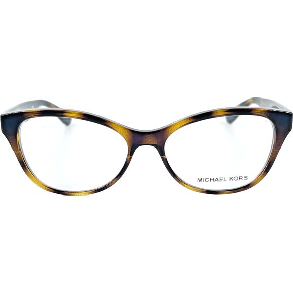 Michael Kors MK4051 Womens Eyeglass Frame Dark Tortoise Brown - Picture 2 of 4